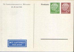 Germany/Federal Republic - Postal Stationery Private Postcard Unused - Cartellversammlung München 1956 -  2/scans - Cartes Postales Privées - Neuves