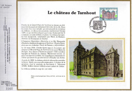 Feuillet Tirage Limité CEF 428 304 2195 Le Château De Turnhout - 1981-1990