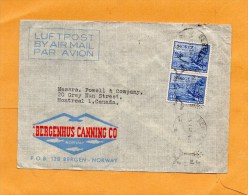 Norway 1947 Cover Mailed To USA - Briefe U. Dokumente