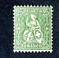 2911 Switzerland 1868  Michel #32 M* Scott #55    ~Offers Always Welcome!~ - Neufs