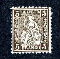 2917 Switzerland 1881  Michel #37 M* Scott #43    ~Offers Always Welcome!~ - Neufs