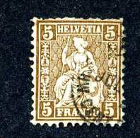 2927 Switzerland 1862  Michel #22 Used Scott #43a    ~Offers Always Welcome!~ - Oblitérés