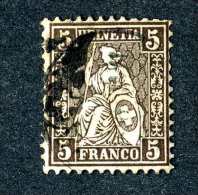 2929 Switzerland 1862  Michel #22 Used Scott #43  ~Offers Always Welcome!~ - Oblitérés