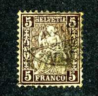 2936 Switzerland 1862  Michel #22 Used Scott #43  ~Offers Always Welcome!~ - Oblitérés