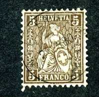 2941 Switzerland 1862  Michel #22 Used Scott #43  ~Offers Always Welcome!~ - Used Stamps