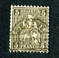2942 Switzerland 1862  Michel #22 Used Scott #43  ~Offers Always Welcome!~ - Used Stamps