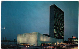 Cartolina - Nazioni Unite - New York - 1968 - Viaggiata - Bollo Nazioni Unite - Other Monuments & Buildings
