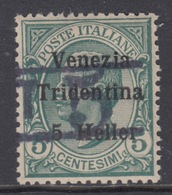 ITALIA - TRENTINO - Sass BZ3/ 11 Cv 200 Euro  - Segnatasse Provvisorio Con DECALCO  Linguellato MH* - Trento