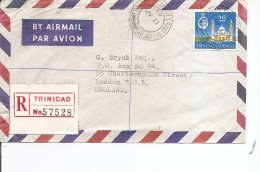 Trinité Et Tobago ( Lettre Recommandée Par Avion De 1965 Vers La Grande-Bretagne à Voir) - Trinité & Tobago (1962-...)