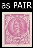 GREAT BRITAIN. Charles I. Purp. ESSAY PAIR Ungum.    [essai,Probedruck,ensayo, Saggio,proef] - Essays, Proofs & Reprints