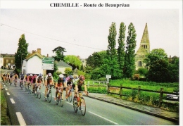 CHEMILLE Course Cycliste Route De Beaupréau Carte Numérotée - Chemille