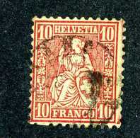 2975 Switzerland 1867  Michel #30  Used  Scott #53  ~Offers Always Welcome!~ - Oblitérés