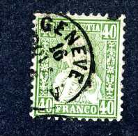 2981 Switzerland 1862  Michel #26  Used   Scott #47  ~Offers Always Welcome!~ - Gebruikt