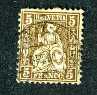 2995 Switzerland 1873  Michel #22d  Used   Scott #43a  ~Offers Always Welcome!~ - Used Stamps