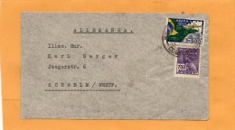 Brazil Old Cover Mailed To USA - Storia Postale