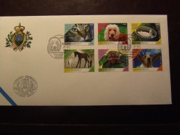 SAN MARINO 2009 ANIMALI DOMESTICI USATO FDC - Oblitérés