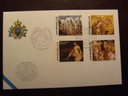 SAN MARINO 2006 PITTORI USATO FDC - Gebruikt