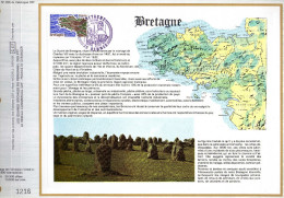 Feuillet Tirage Limité CEF 395 Bretagne - Storia Postale