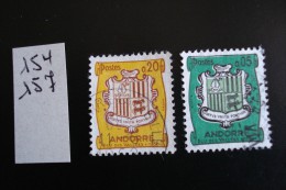 Andorre - Blasons - Années 1961-71 - Y.T. 154-157 - Oblitéré - Used - Gestempeld - Used Stamps