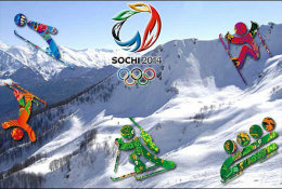 (N70-113 )  2014 Sochi Winter Olympic Games , Prestamped Card, Postal Stationery - Winter 2014: Sochi