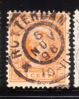 Netherlands 1891-94 Princess Wilhelmina 3c Used - Gebraucht