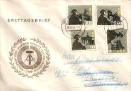 DDR / GDR - Mi-Nr 1161/1164 Umschlag Echt Gelaufen / Cover Used (d268)- - Lettres & Documents