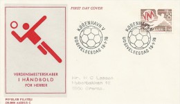 Handball World Championship For Men     1978    Fdc.     Denmark  # 614 # - Balonmano