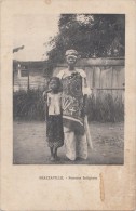 BF8773 Brazzaville Femmes Indigenes Types Child Congo  Front/back Image - Brazzaville