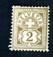 3050 Switzerland 1882  Michel #50Y  M* ~Offers Always Welcome!~ - Unused Stamps