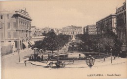 BF8974 Consuls Square  Egypt Alexandria Front/back Image - Alexandrie