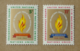 Y1 Nations Unies (New York) : 15è Anniversaire De La Déclaration Universelle Des Droits De L'Homme - Unused Stamps