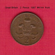 GREAT BRITAIN    2  PENCE  1987  (KM # 936) - 2 Pence & 2 New Pence