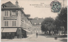 33  MONTBELIARD   PLADE DE  KIOSQUE  DE LA MUSIQUE - Montbéliard