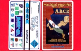 VIACARD -  Manifesti Petroliferi 1910 - 1930 - A.B.C.D. Lubrificanti - Tessera N. 1655 - 50 € - Pub - 09.2004 - Other & Unclassified