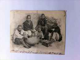 Delcampe - °N°34 Alger - Yaoleds Porteurs Et Cireurs - Berufe