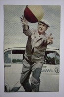 Old USSR Postcard - TAXI DRIVER WITH A BALL -  1974 - VOLGA TAXI - Taxi & Fiacre