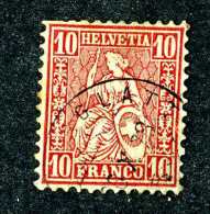 3101 Switzerland 1867  Michel #30  Used  Scott #53  ~Offers Always Welcome!~ - Used Stamps