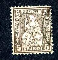 3109 Switzerland 1862  Michel #22  Used  Scott #43b  ~Offers Always Welcome!~ - Used Stamps