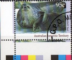 Australian Antarctic 1992 Regional Wildlife 95c Weddell Seal CTO With Gutter - Used Stamps