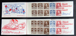 MH 29, Stamp Joke No. 8 + 9, H 23 + H 24, 2 Postfrische Markenheftchen - Markenheftchen