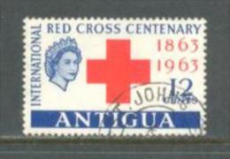 1963 ANTIGUA RED CROSS CENTENARY MICHEL: 129 USED - 1960-1981 Autonomía Interna