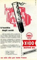 # ROYAL DUTCH SHELL OIL 1950s Car Italy Advert Pub Pubblicità Reklame Huile Olio Aceite Ol - Other & Unclassified