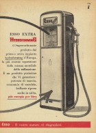 # EXXON MOBIL ESSO FUEL 1950s Car Petrol Italy Advert Pub Reklame Essence Benzina Benzin Gasoline - Autres & Non Classés