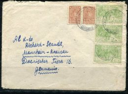 Russia 1932 Multi-franked Cover Esperanto Seal Lyapin  297X2 Lyapin 316X3 (each 50 Euro On Envelope) Strip - Lettres & Documents