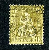 3125 Switzerland 1863  Michel #28  Used    ~Offers Always Welcome!~ - Used Stamps