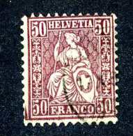 3126 Switzerland 1867  Michel #35  Used    ~Offers Always Welcome!~ - Oblitérés