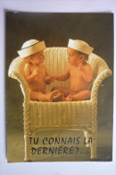 Cartes Humour Enfants ( Tu Connais La Derniere ) Carte Vierge ( 2 Scann ) - Humorous Cards