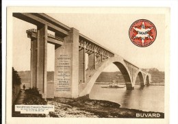 BUVARD Sociétés Des Ciments FRANÇAIS PORTLAND DEMARLE LONQUETY , Pont ALBERT LOUPPE à PLOUGASTEL - C