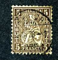 3147 Switzerland 1873  Michel #22f  Used  ~Offers Always Welcome!~ - Oblitérés