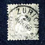 3155 Switzerland 1862  Michel #20  Used  ~Offers Always Welcome!~ - Usados